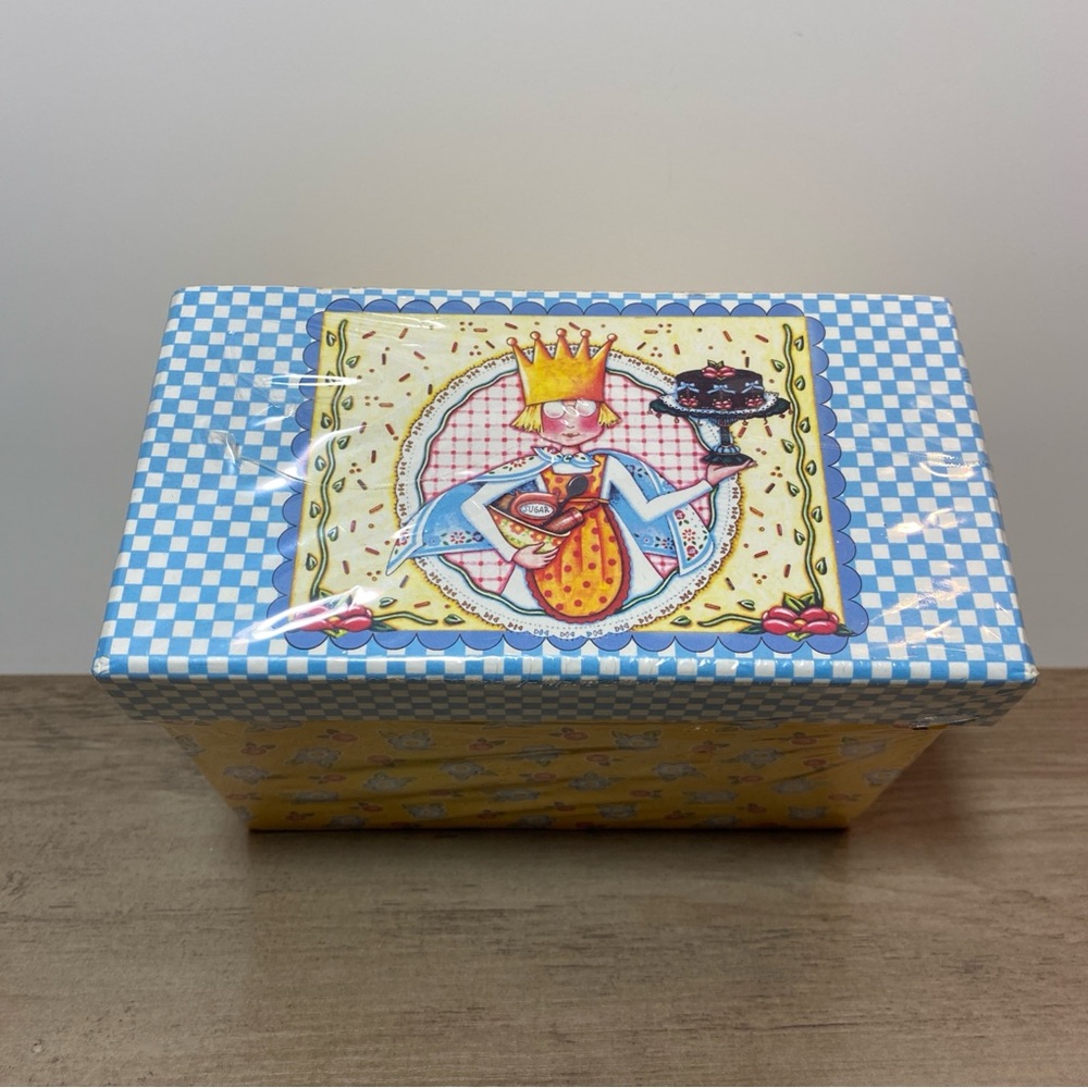 Mark Engelbreit Queen of Everything Recipe Box with Cards - Sealed Unused 2009